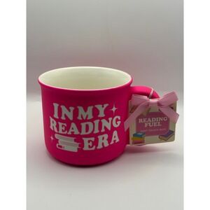 Sunday Morning Ceramics Mug Pink In My Reading Era Book Lover Gift Cup